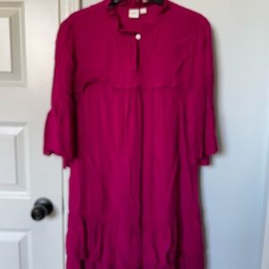 Feminine Ruffle Tiered Dress